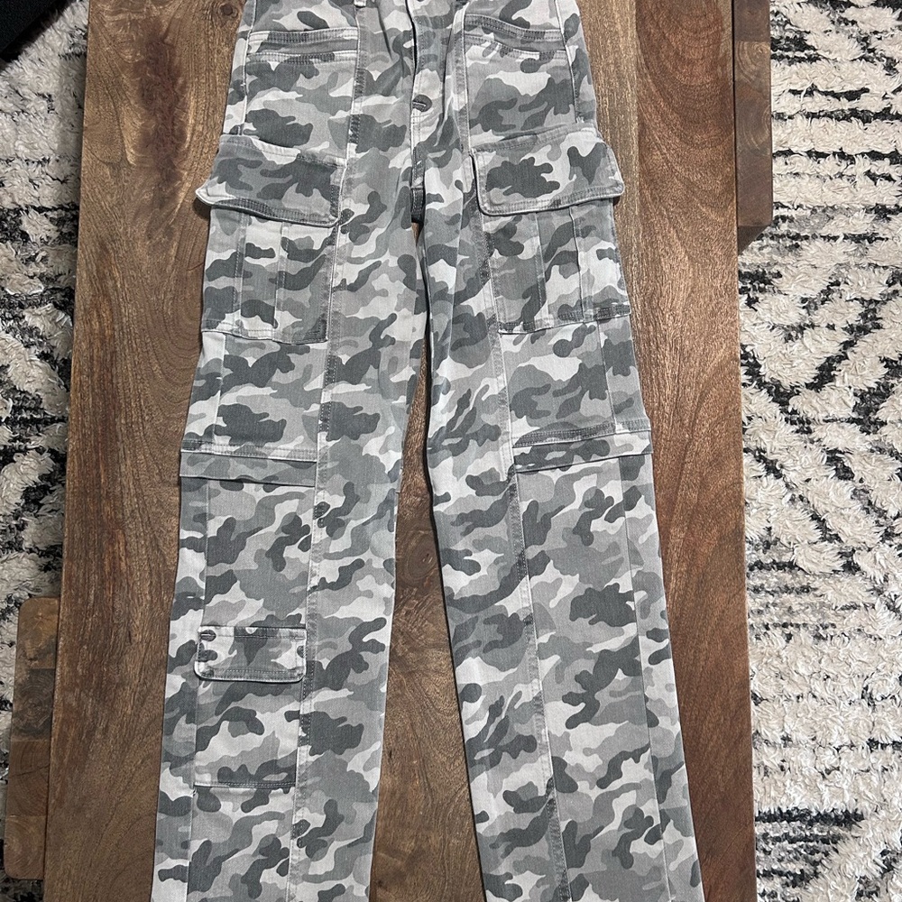 Camouflage Straight Leg Women's Jeans